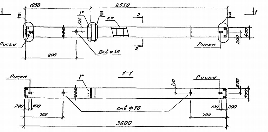 Колонна 1КСД 36-126 Серия 1.020.1-4