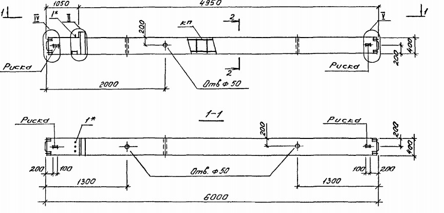 Колонна 1КСО 60-123 Серия 1.020.1-4