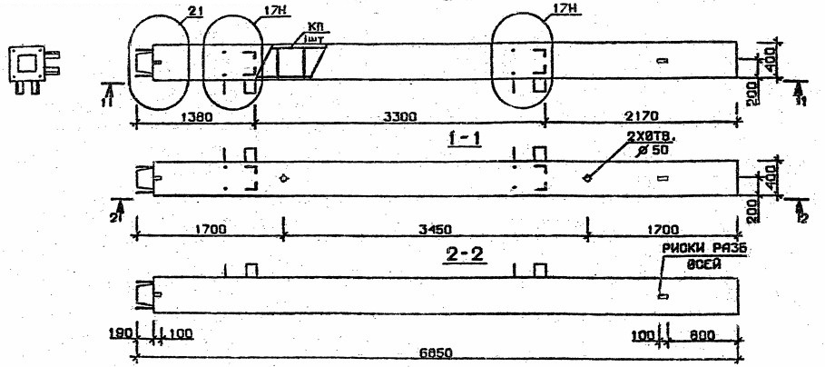 Колонна 5КН 33.69-9-н Серия 1.020.1-2с/89